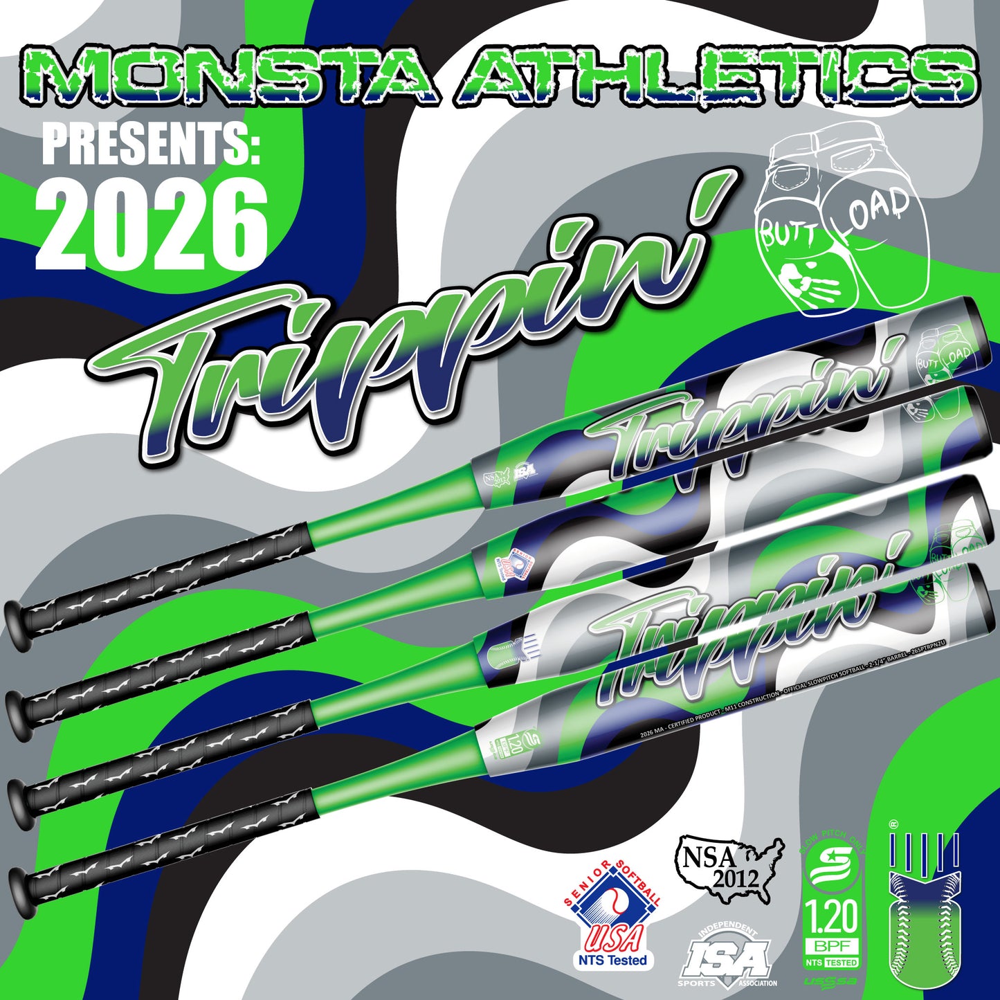 2026 USSSA Trippin' Buttload Slowpitch Softball Bat Pre Order