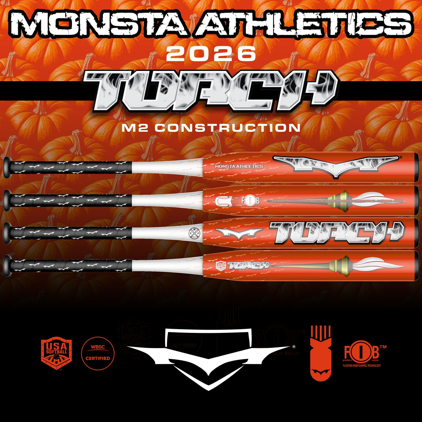 2026 EHP USA ASA Pumpkin Torch Slowpitch Softball Bat *IN STOCK*