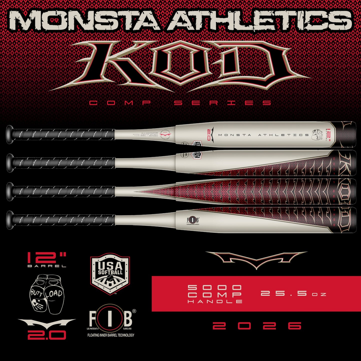 2026 USA ASA KoD Comp Series Slowpitch Softball Bat ***PRE-ORDER***