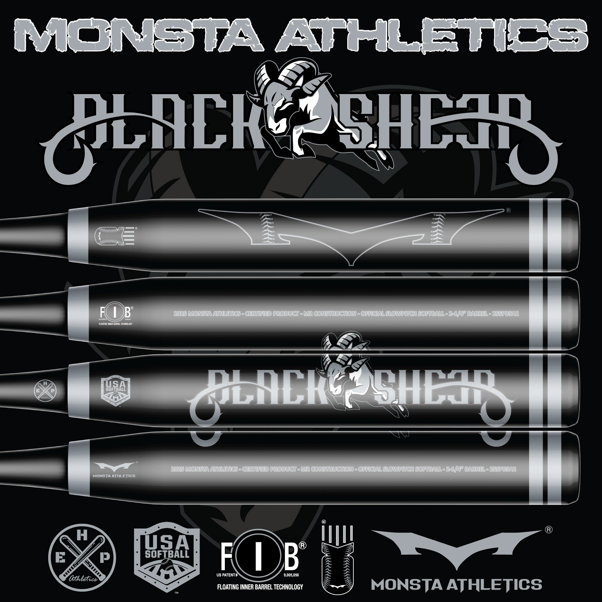 USA/ASA Slowpitch Bats – Monsta Athletics