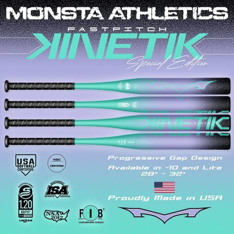2026 Fastpitch Kinetik Special Edition USSSA USA NSA ISA Softball Bat **PREORDER** (NO WARRANTY)