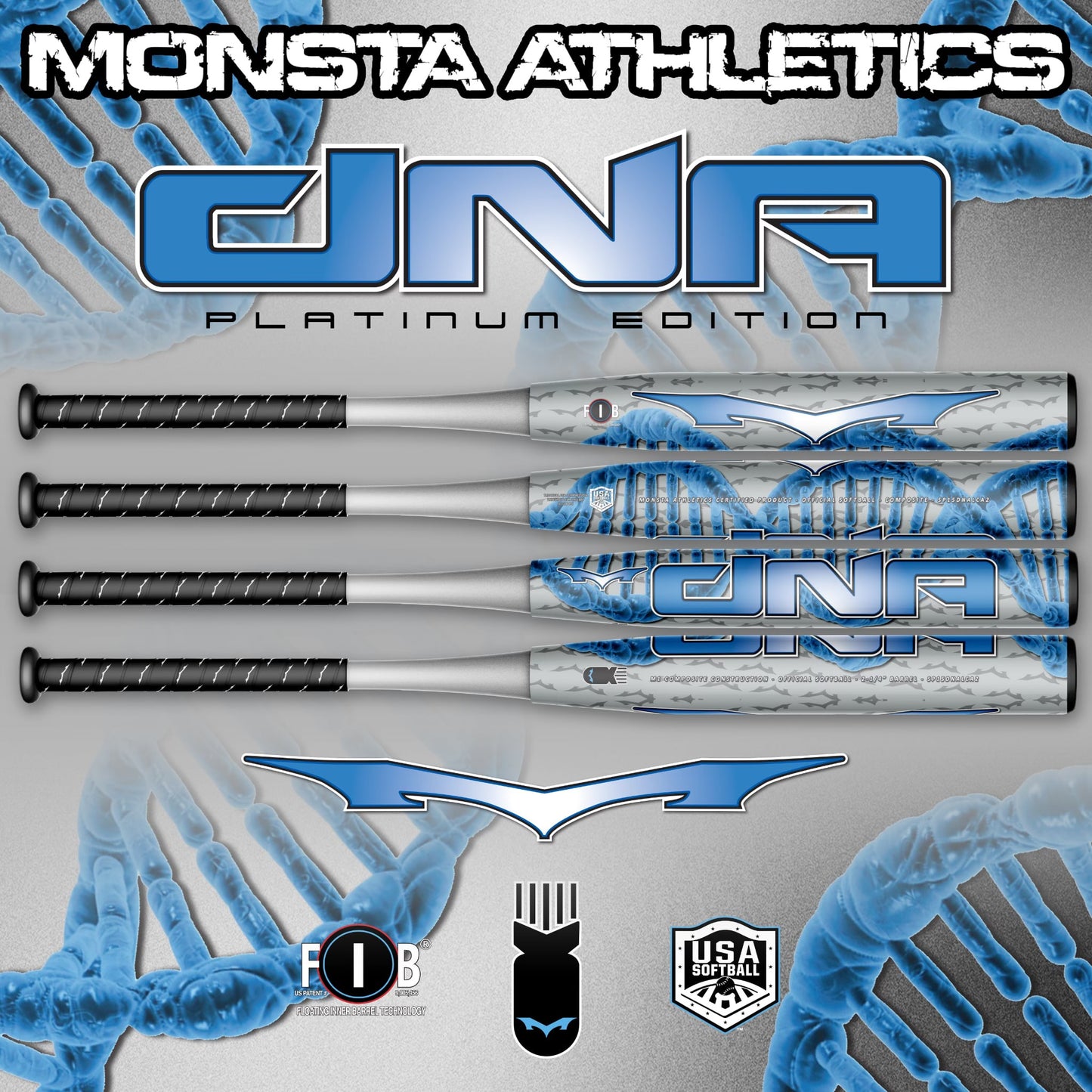2015 USA ASA Platinum DNA Slowpitch Softball Bat ***PRE-ORDER***