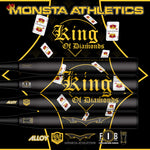 2024 Black King of Diamonds 2 Piece USA ASA Slowpitch Softball Bat ***PRE-ORDER***