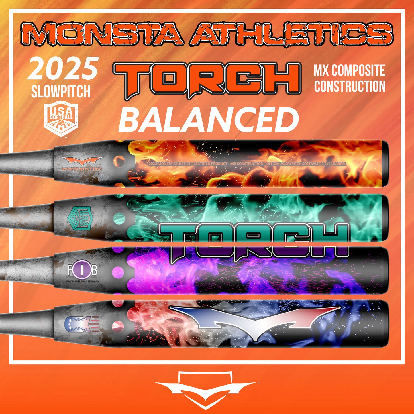 2025 USA ASA Torch Balanced Slowpitch Softball Bat *PRE-ORDER*