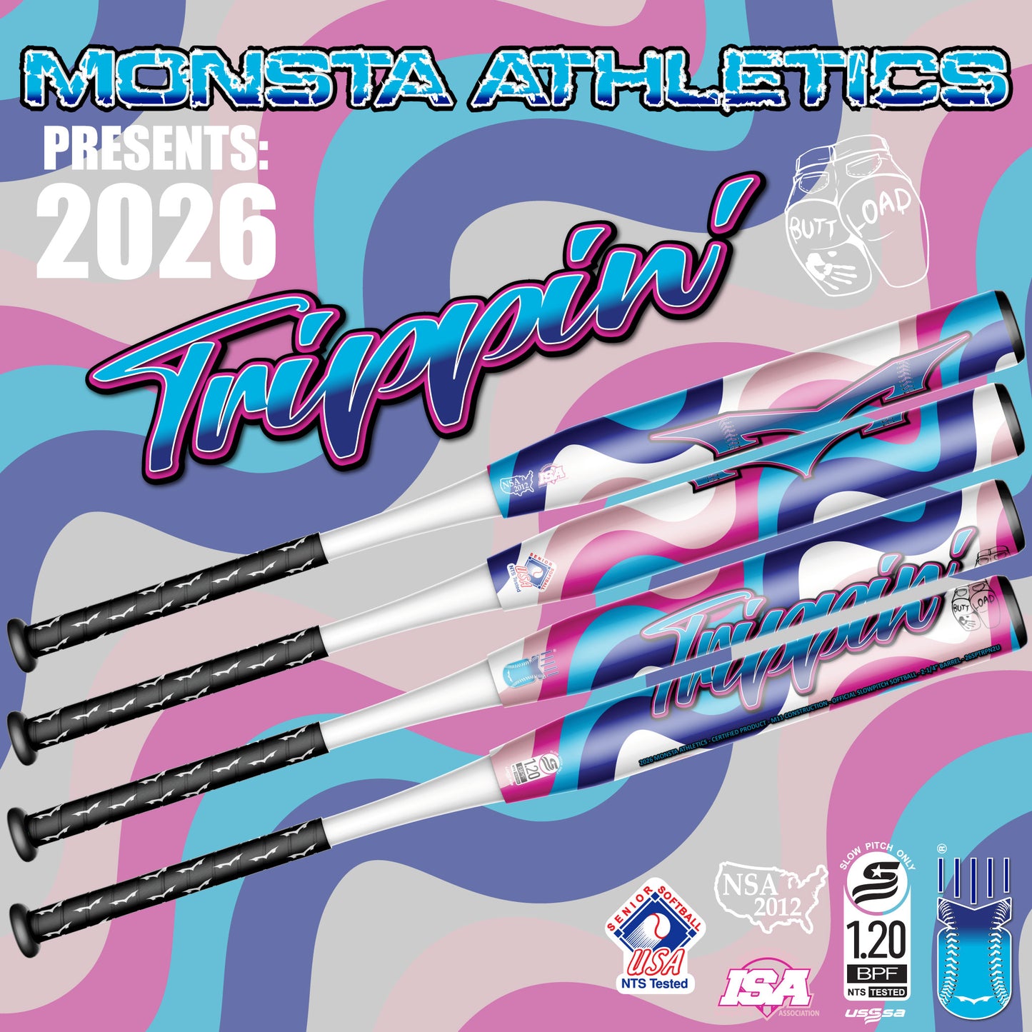 2026 USSSA Trippin' Buttload Slowpitch Softball Bat *PRE-ORDER*