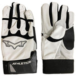 monsta athletics white gloves white palm white m softball batting gloves